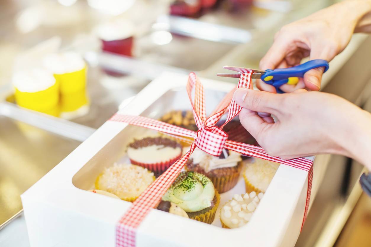 emballage boîte à gâteau