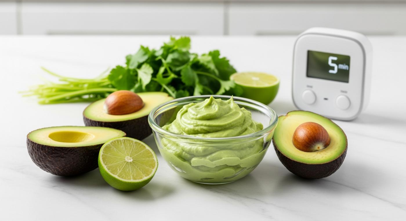 Mousse d'avocat maison en moins de 5 minutes : ingrédients, proportions et conservation